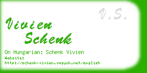 vivien schenk business card